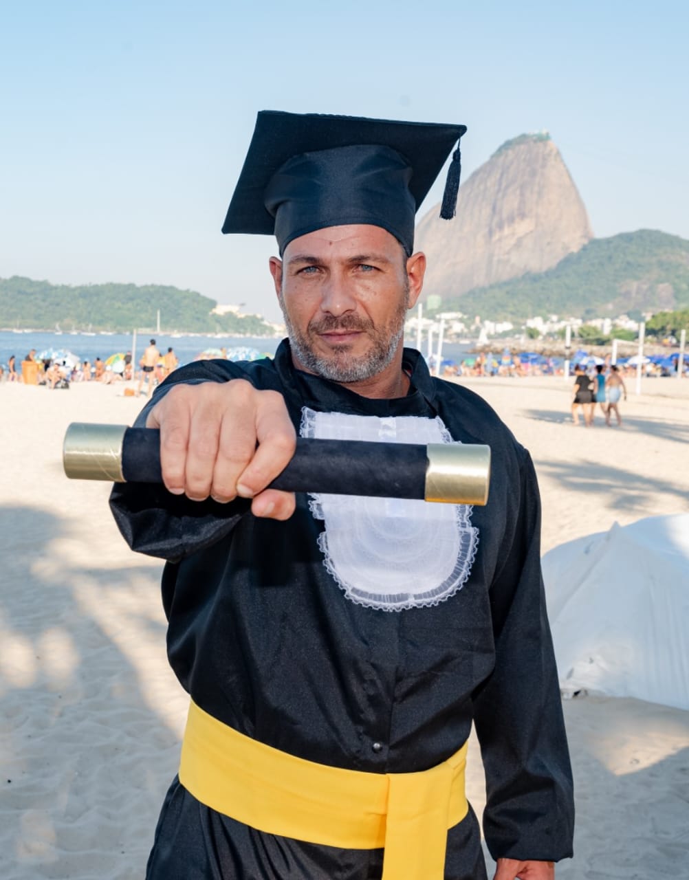 Formando do curso de Farmácia